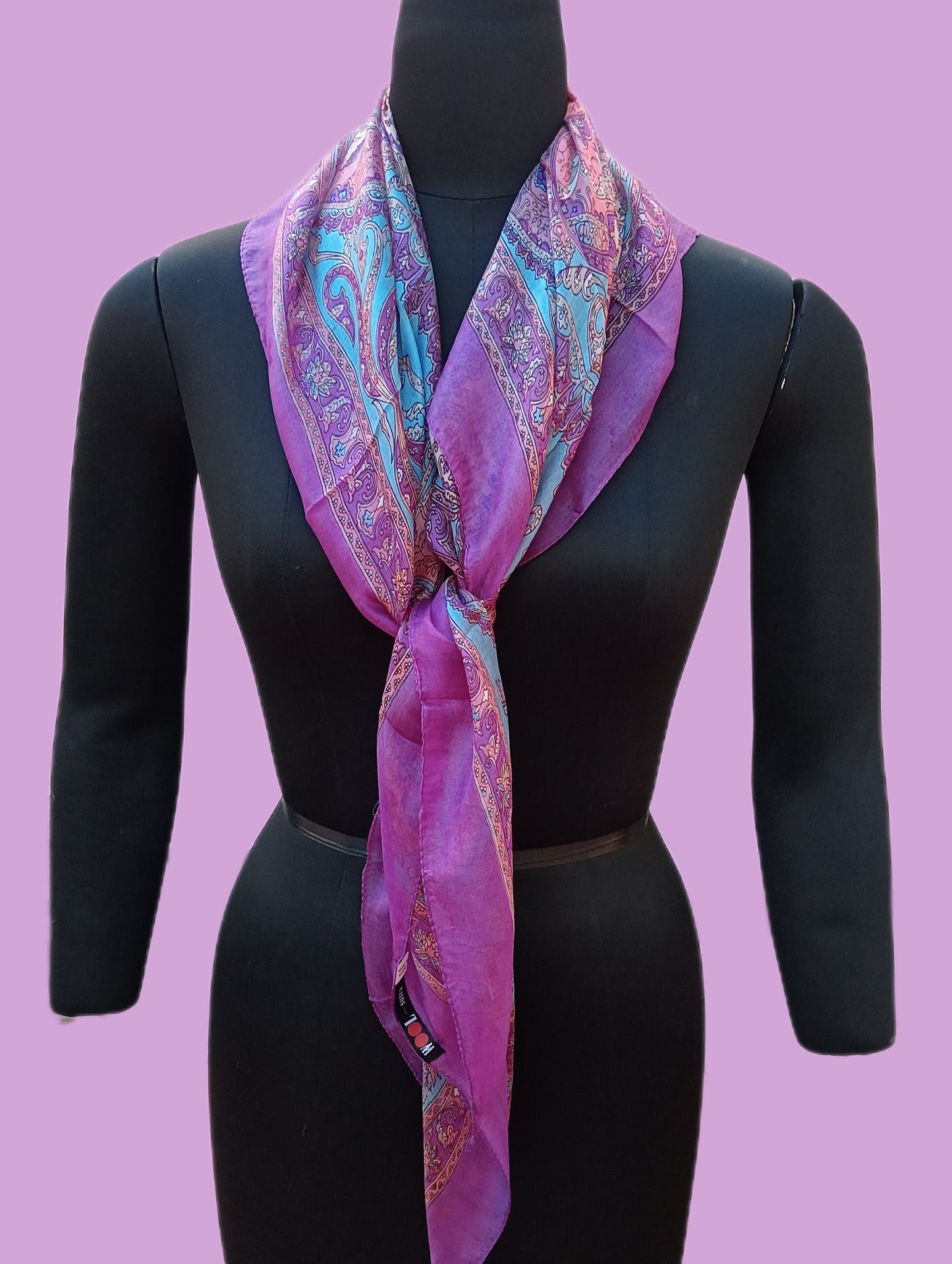 Pure silk scarf