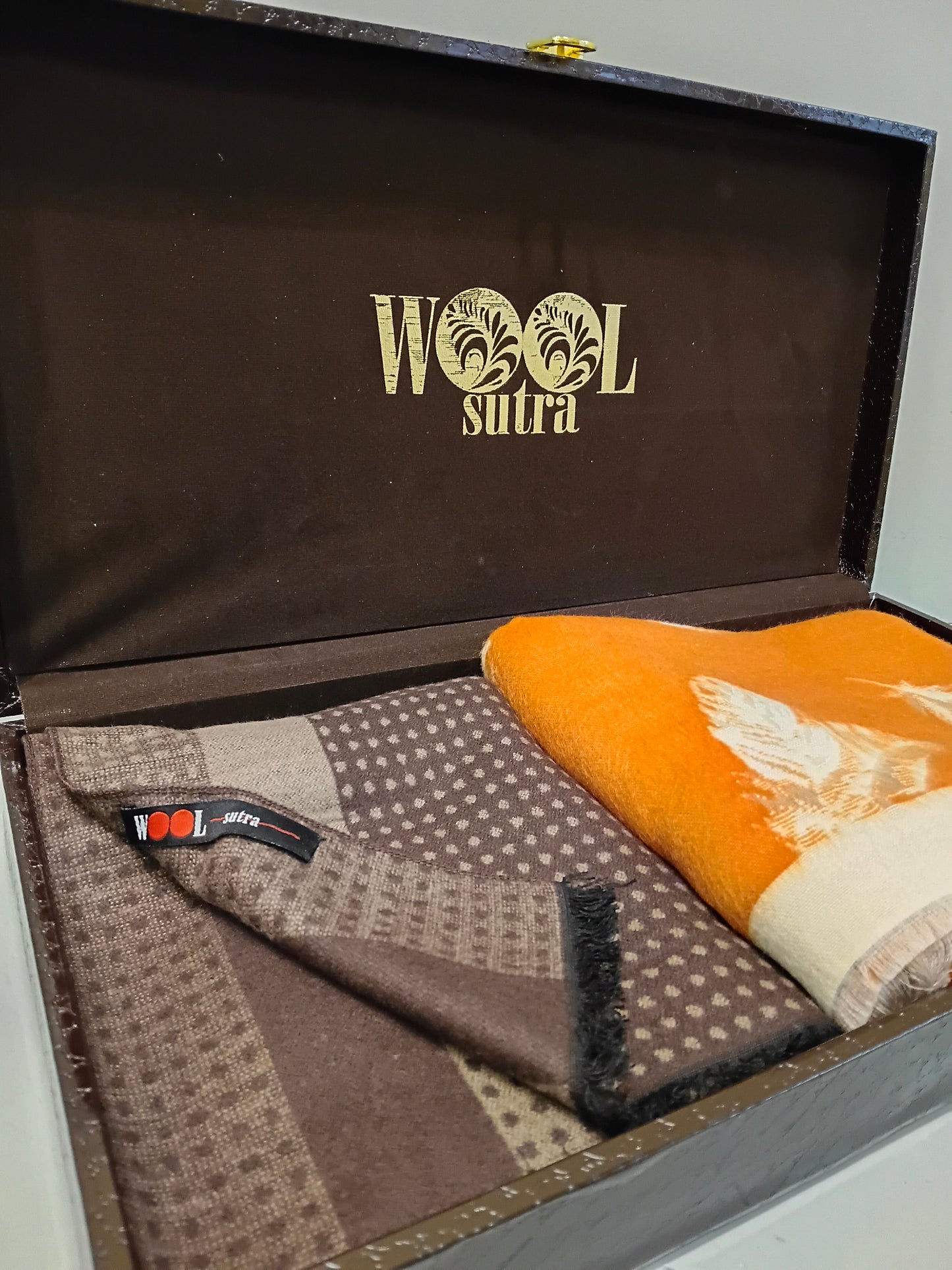 Men’s silk wool + ladies Silk wool stoles