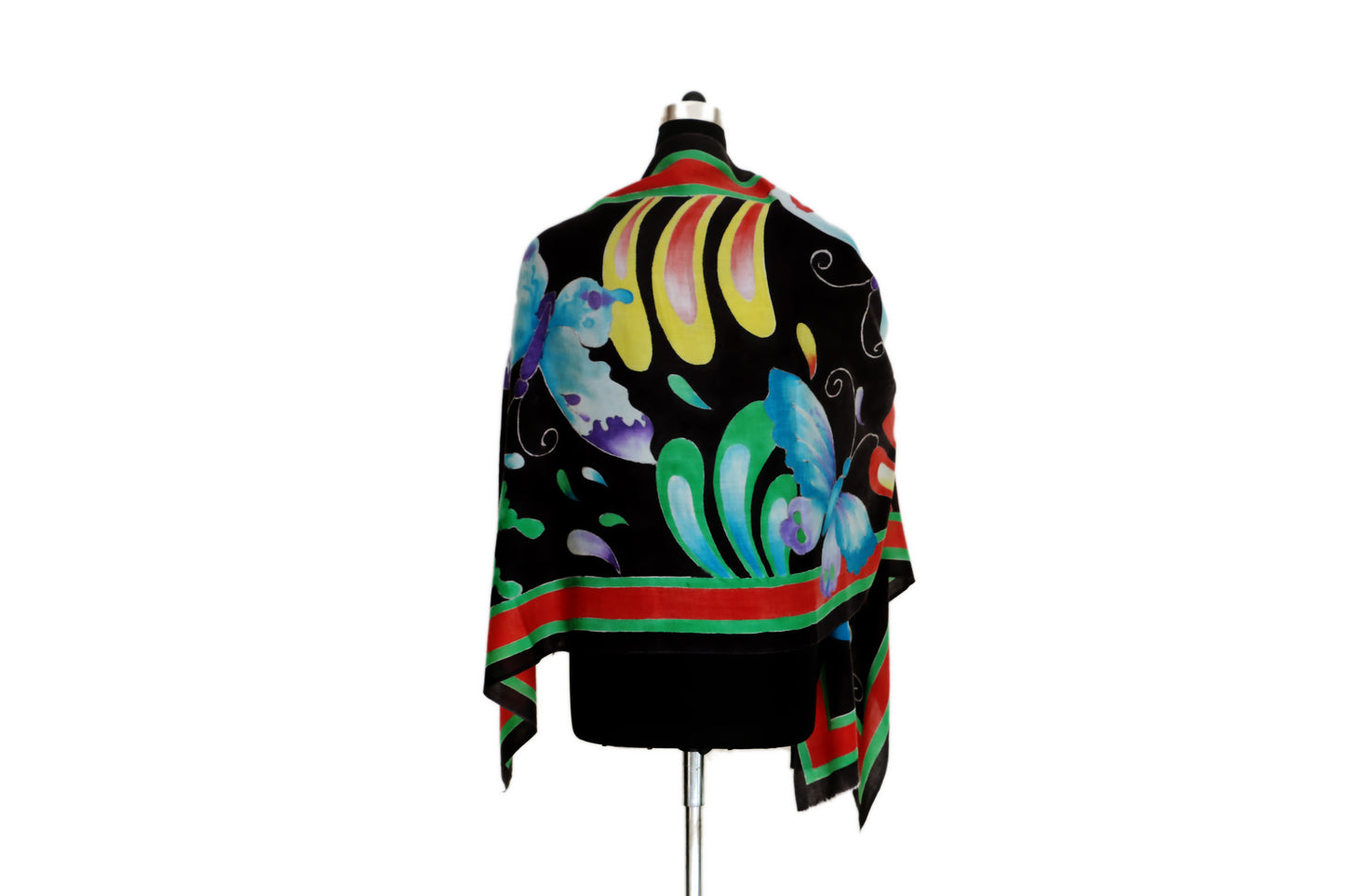 Butterfly Hand Painted Stole